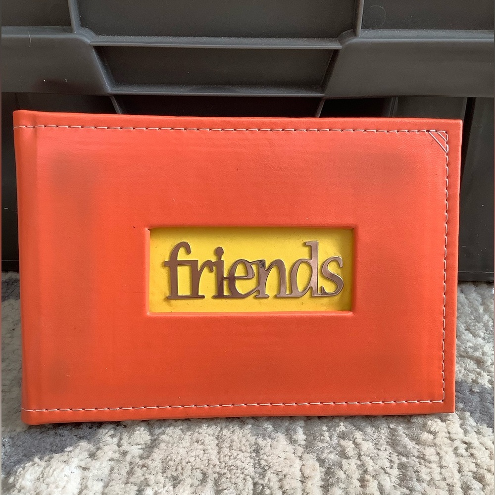Orange and Yellow Friends Small Photo Album
